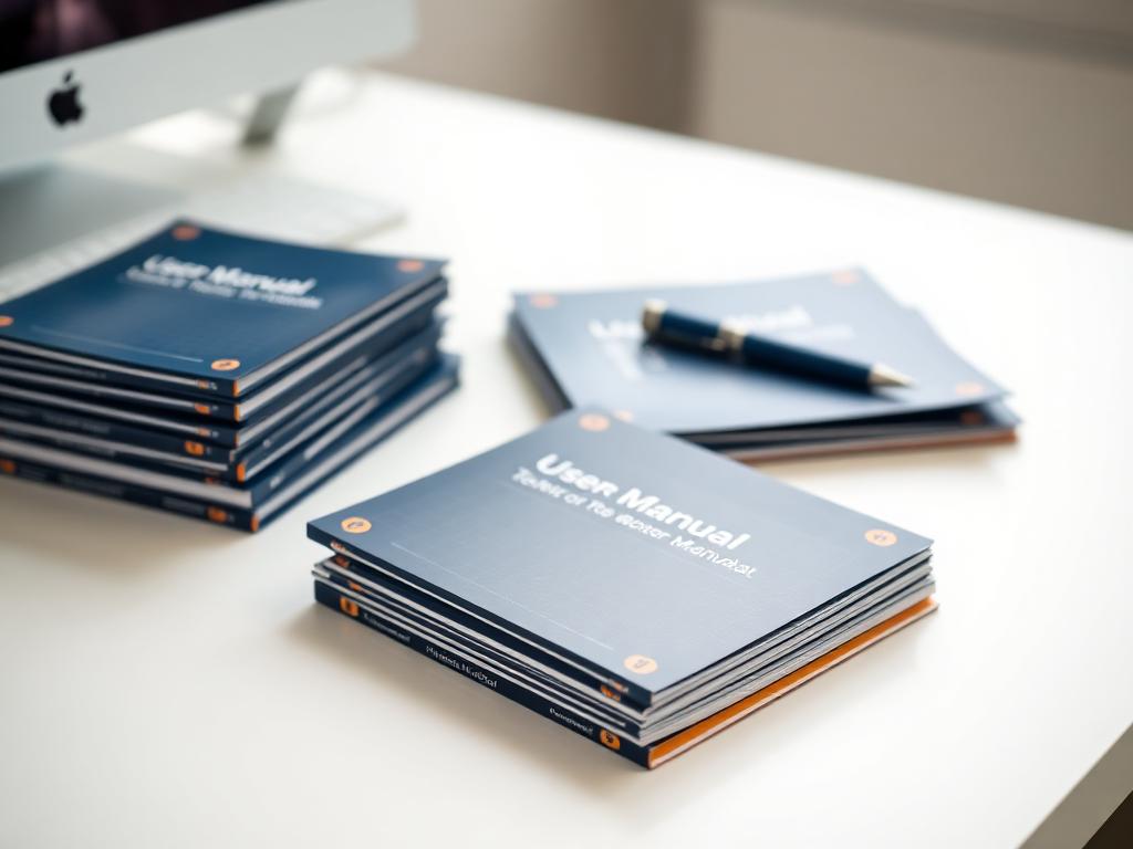 Manuales corporativos impresos y encuadernados